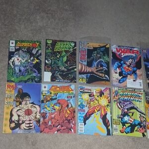 Comic Book Collection with Vibrant Covers (11 Comics)